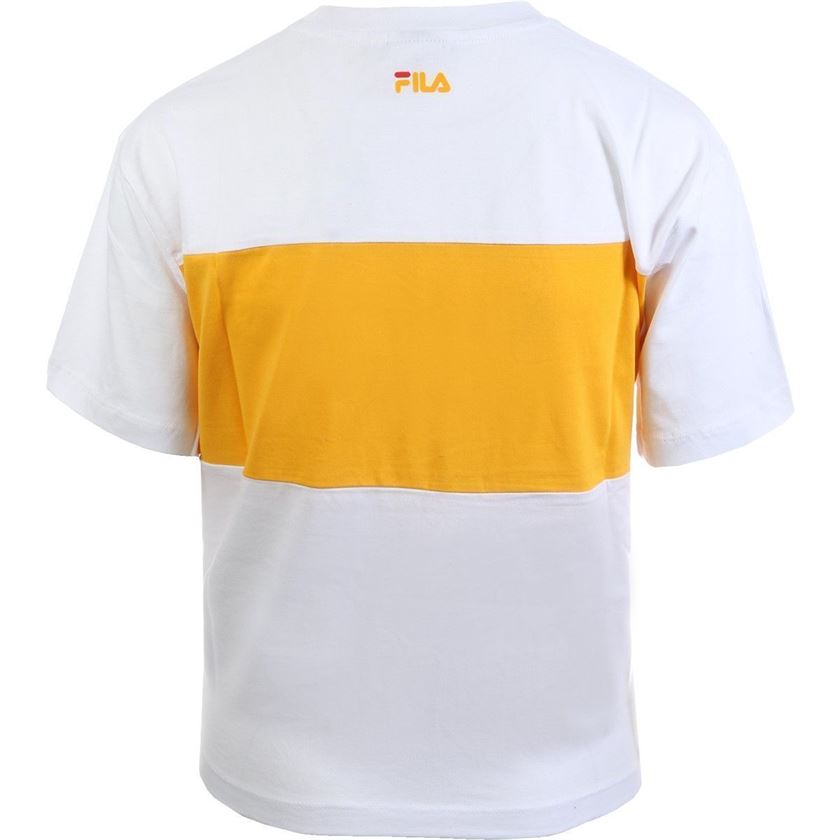 Fila femme women allison tee jaune1187502_3 sur voshoes.com