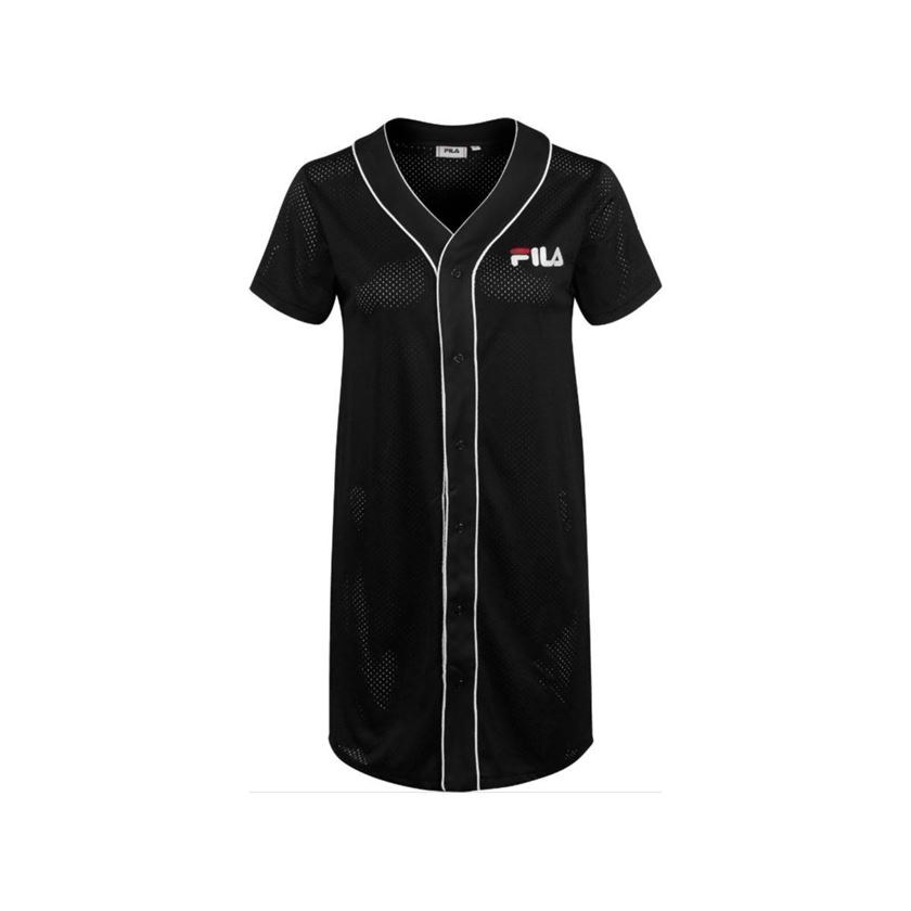 Fila femme robin button baseball dress noir1188801_2 sur voshoes.com