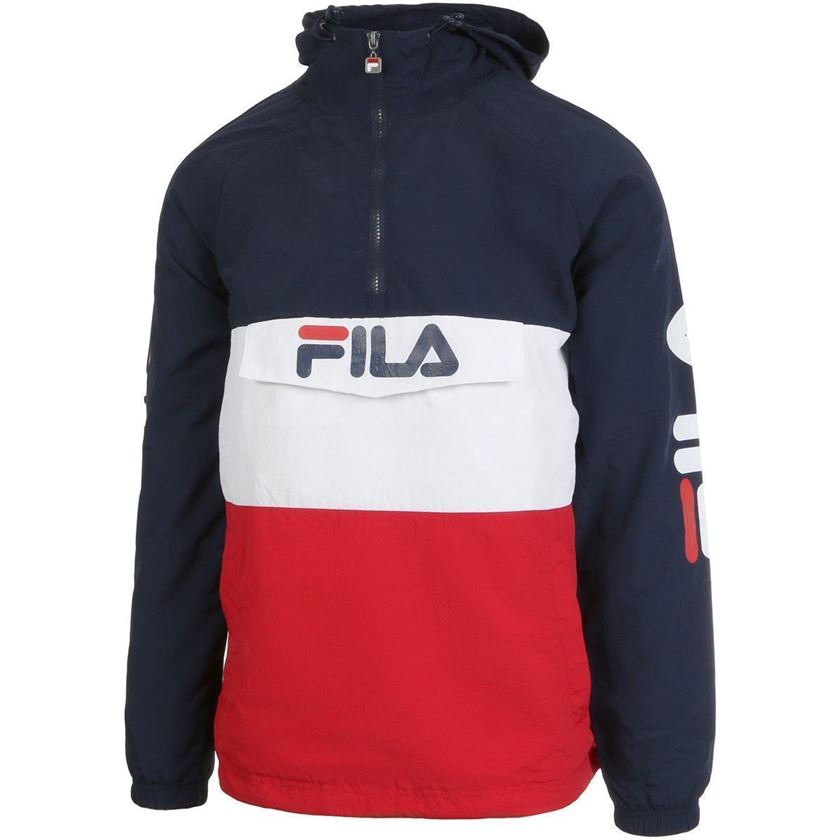 homme Fila homme ladislaus woven anorak rouge