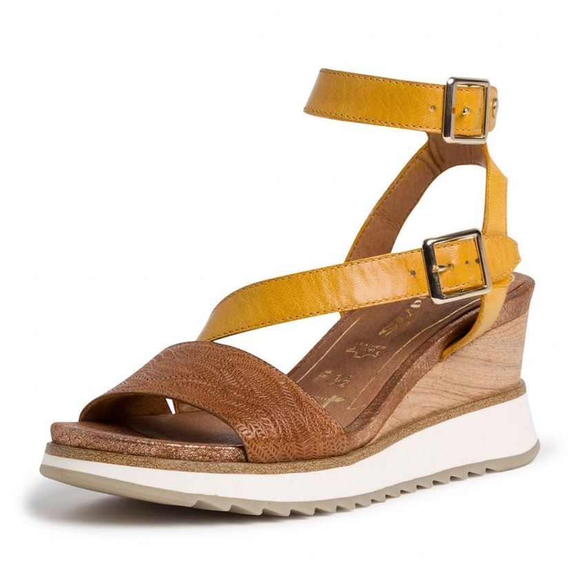 Tamaris femme ritta jaune1193702_2 sur voshoes.com