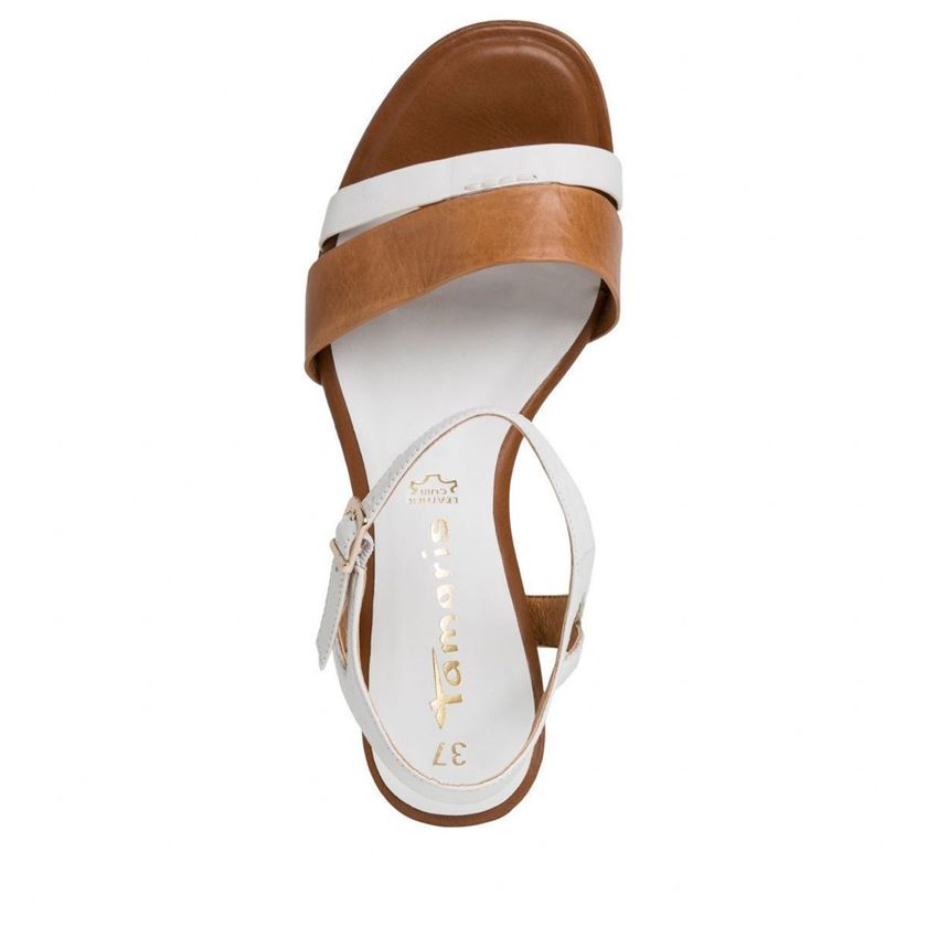 Tamaris femme 28033 marron1193902_4 sur voshoes.com
