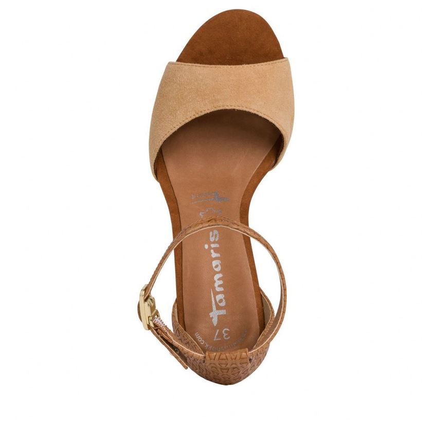 Tamaris femme 28040 marron1194001_5 sur voshoes.com