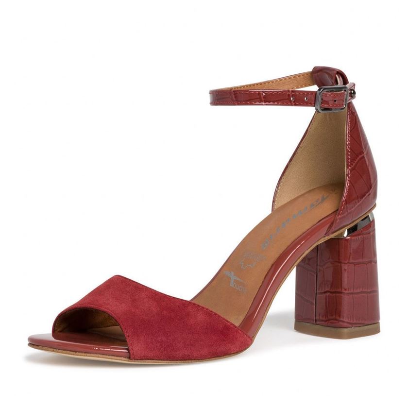 Tamaris femme 28040 rouge1194002_2 sur voshoes.com