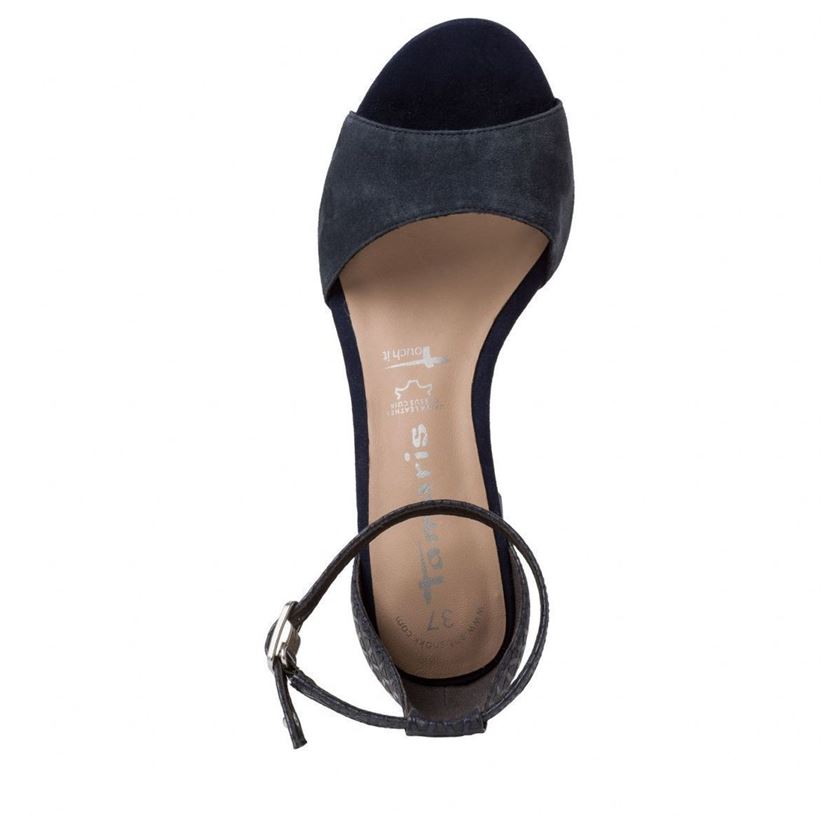 Tamaris femme 28040 bleu1194003_5 sur voshoes.com