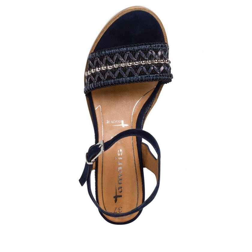 Tamaris femme 28243 bleu1194503_5 sur voshoes.com