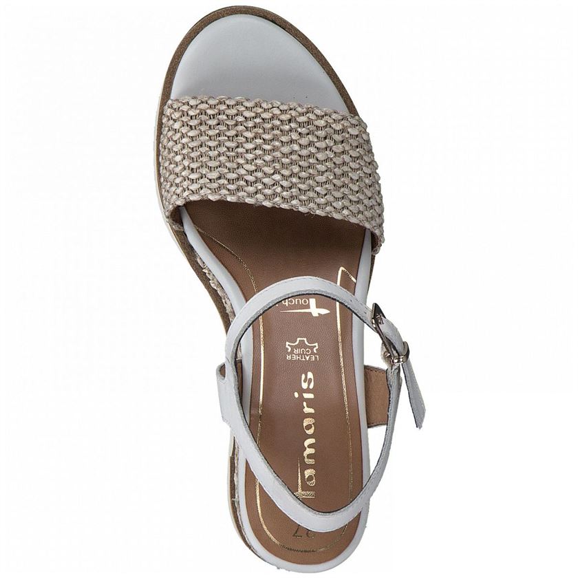 Tamaris femme 28243 blanc1194504_4 sur voshoes.com