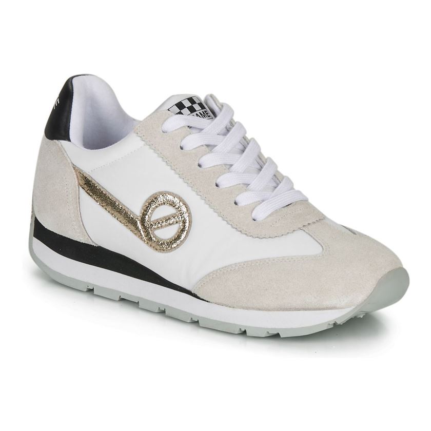 No name femme city run jogger suede blanc1197802_3 sur voshoes.com