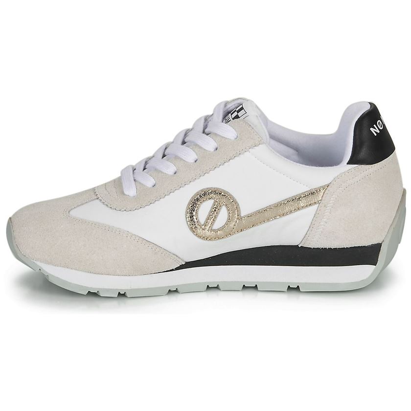 No name femme city run jogger suede blanc1197802_4 sur voshoes.com