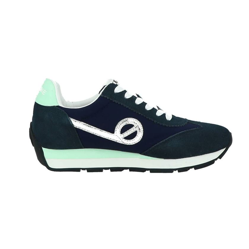 No name femme city run jogger suede bleu1197803_3 sur voshoes.com