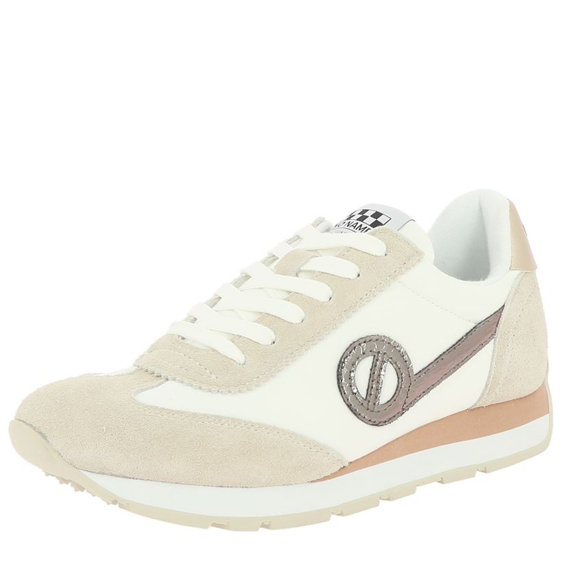 No name femme city run jogger suede blanc1197806_2 sur voshoes.com