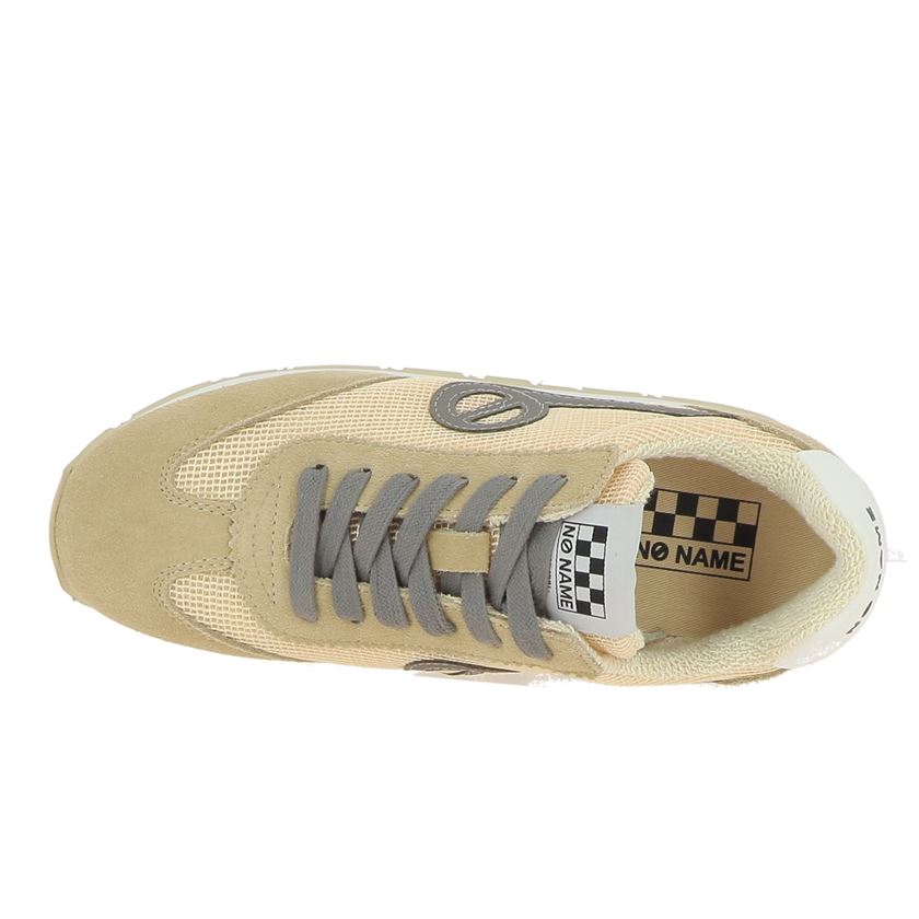 No name femme city run jogger suede beige1197807_6 sur voshoes.com