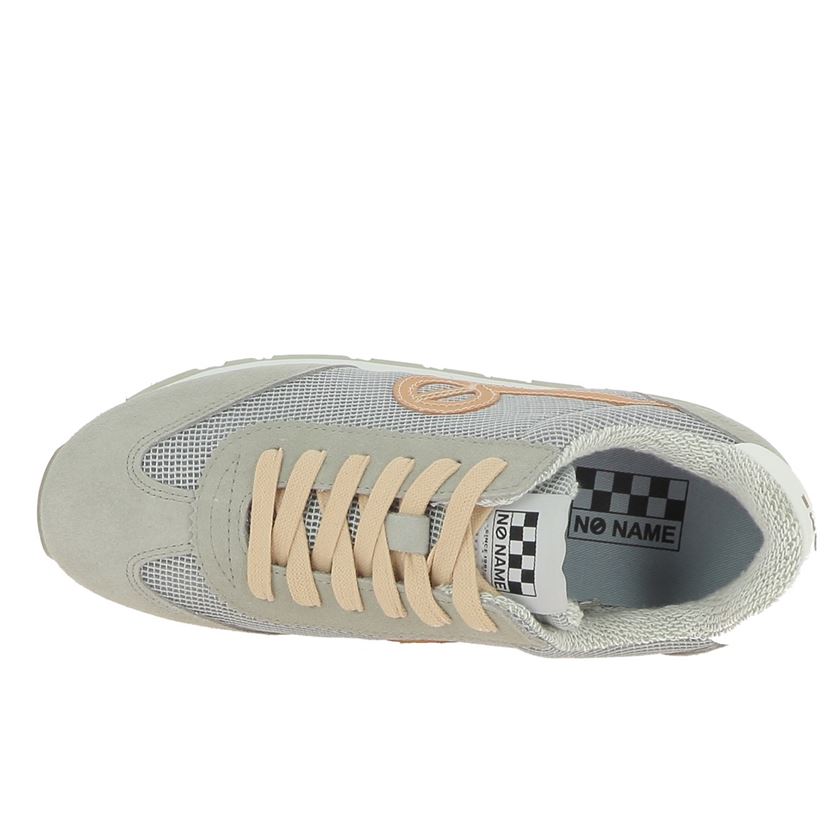 No name femme city run jogger suede gris1197808_6 sur voshoes.com