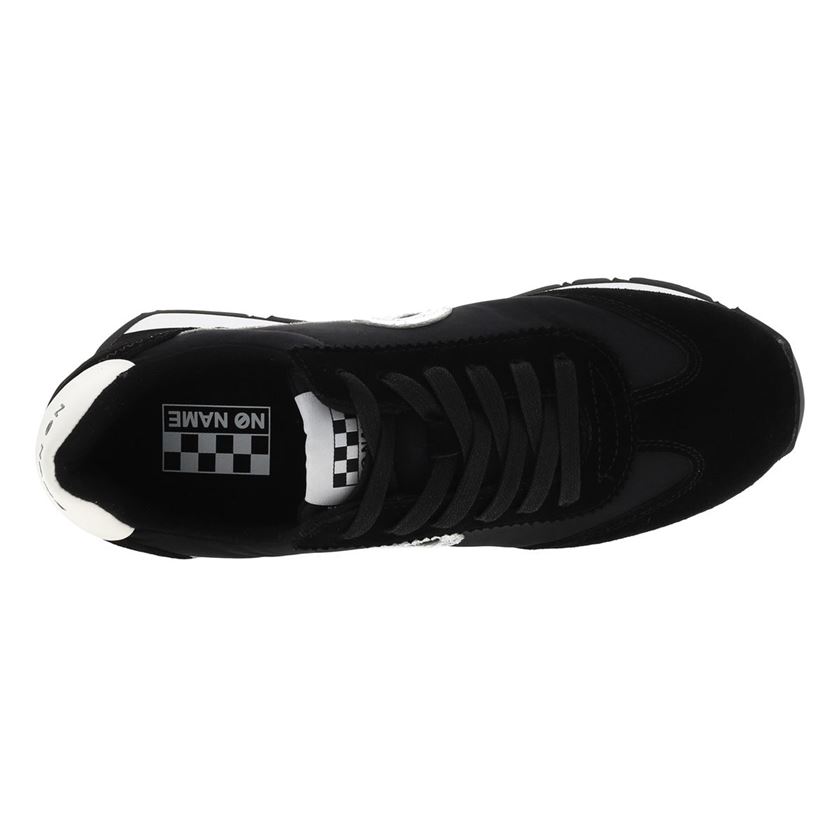 No name femme city run jogger suede noir1197809_4 sur voshoes.com