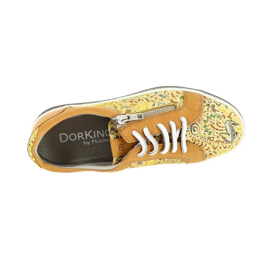 Dorking femme 8226 jaune1204601_4 sur voshoes.com