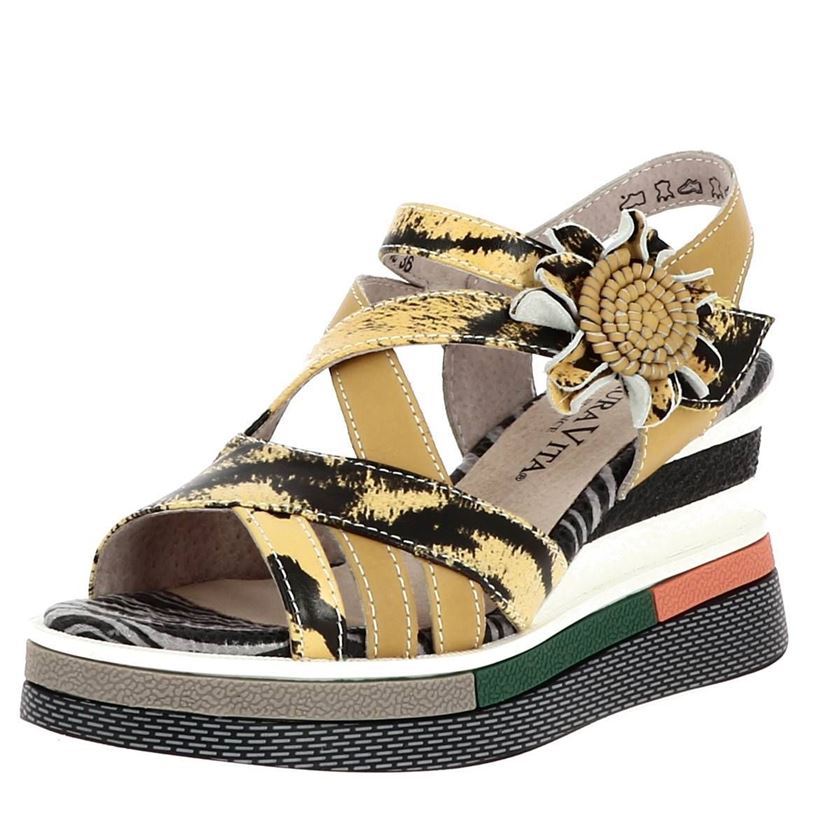 Laura vita femme dacddyo 03 jaune1206701_2 sur voshoes.com
