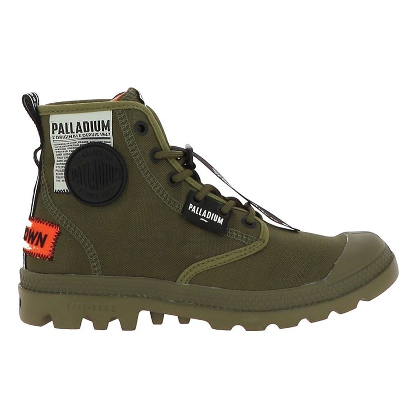 femme Palladium femme lite overlab vert