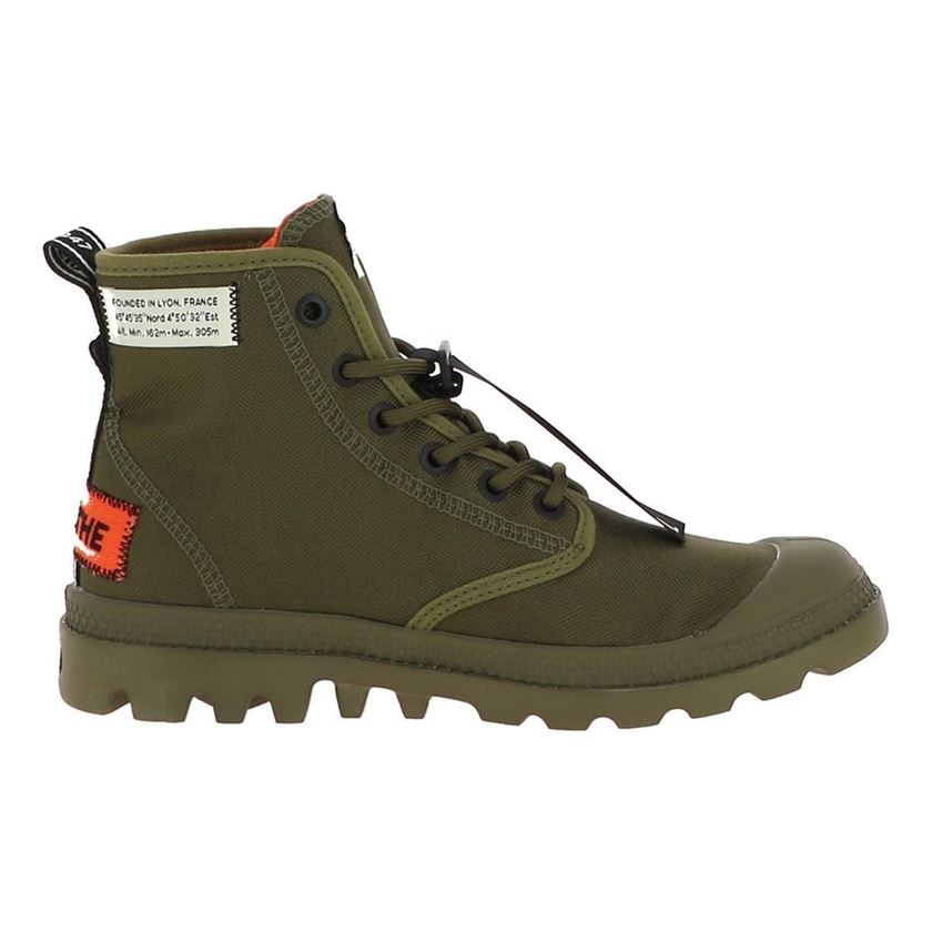 Palladium femme lite overlab vert1207903_3 sur voshoes.com