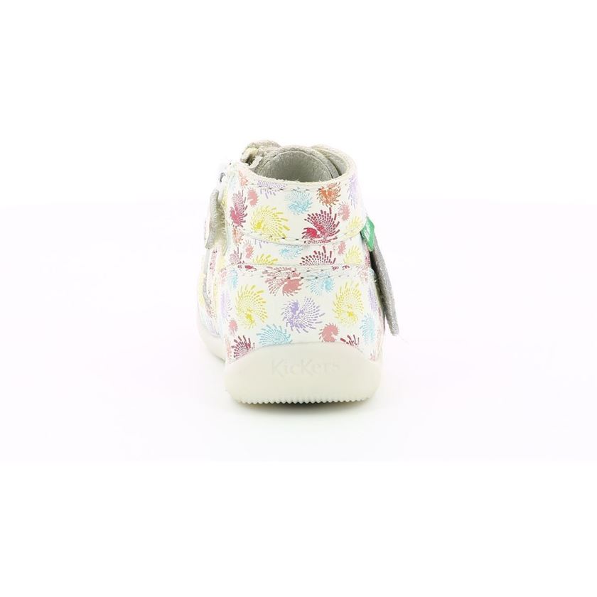 Kickers fille bonzip 2 blanc1209401_6 sur voshoes.com