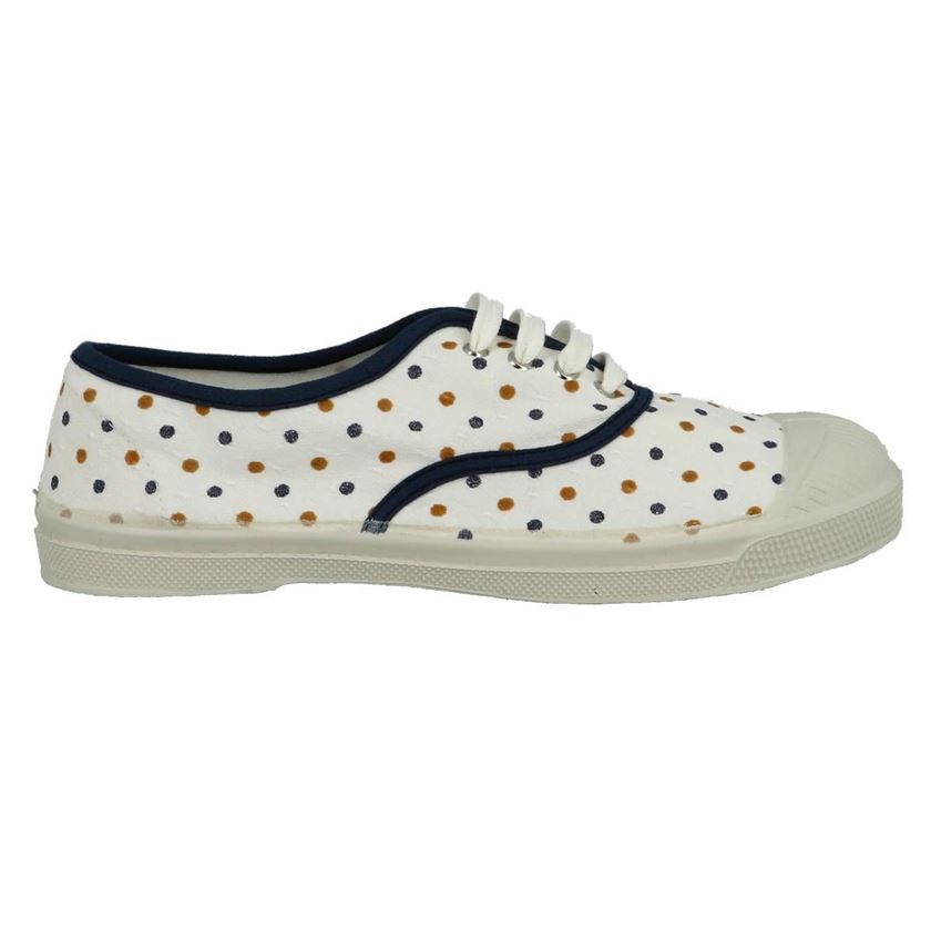 femme Bensimon femme pois jacquard blanc