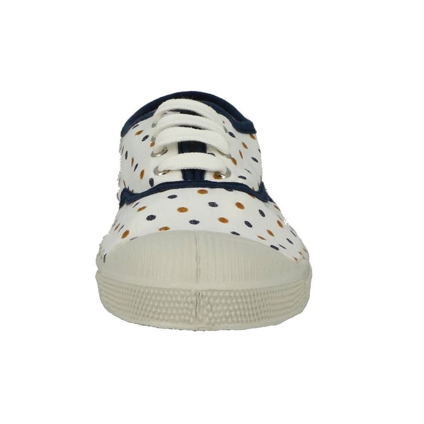 Bensimon femme pois jacquard blanc1209801_4 sur voshoes.com