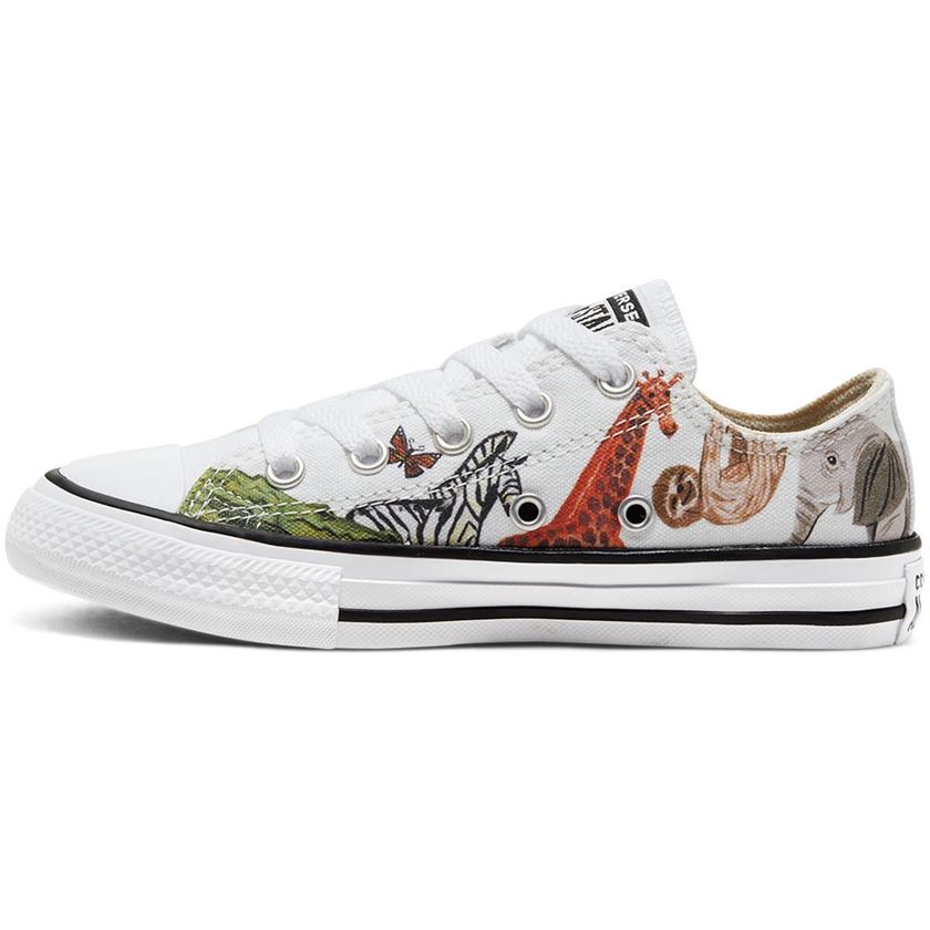 Converse fille chuck taylor all star ox multicolore1210303_3 sur voshoes.com