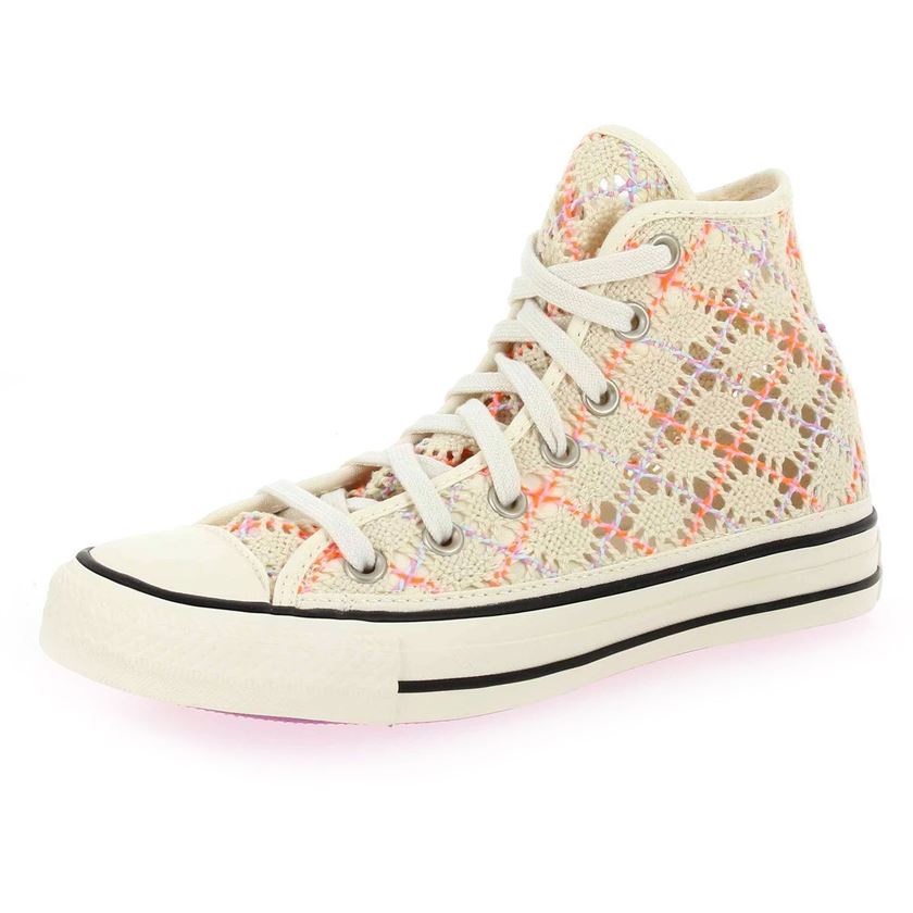 Converse femme ctas all star hi beige1210703_2 sur voshoes.com