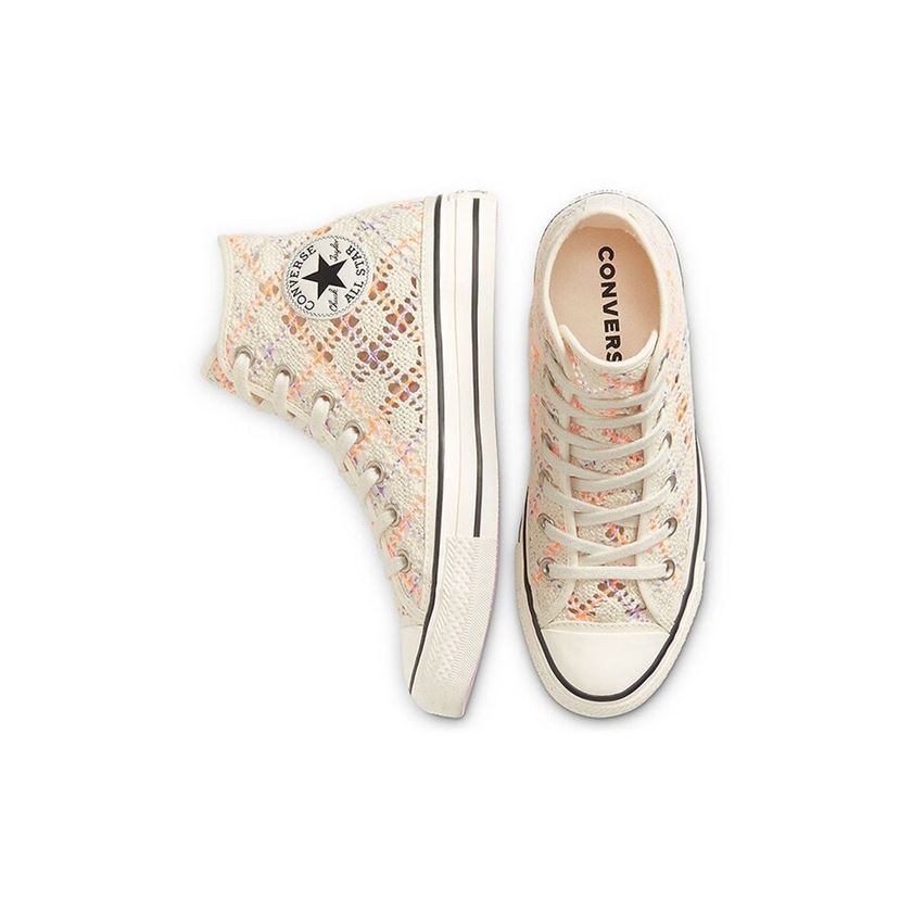 Converse femme ctas all star hi beige1210703_6 sur voshoes.com