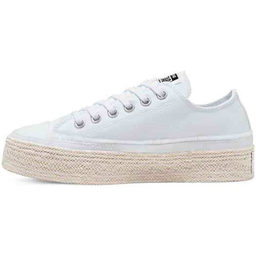 Converse femme ctas all star espadrille ox blanc1210801_3 sur voshoes.com