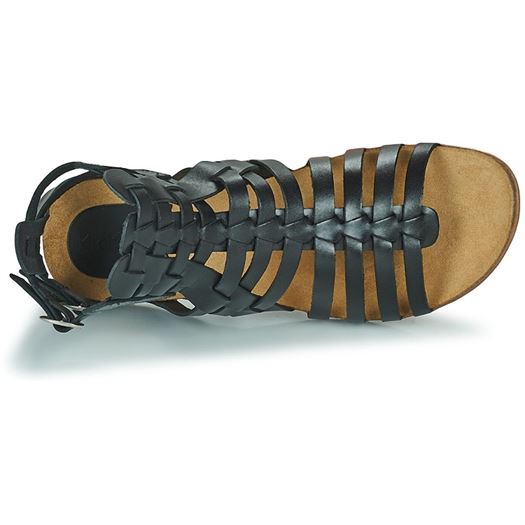 Sandales femme Kickers anaspart noir VoShoes