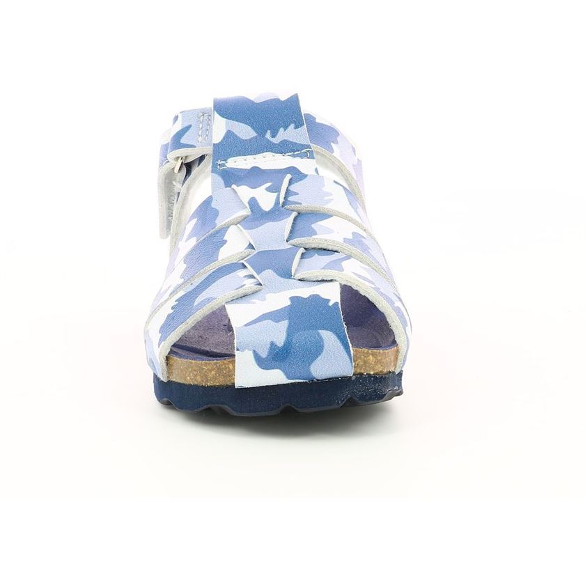 Kickers garcon summertan bleu1215001_5 sur voshoes.com