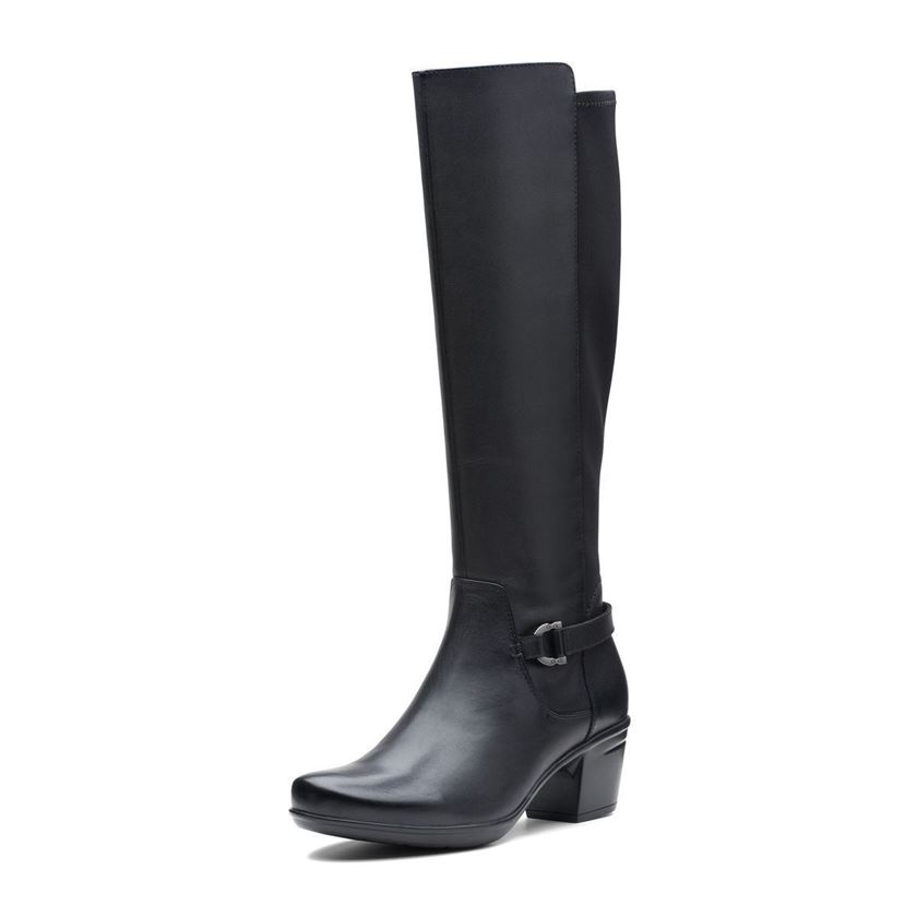 Clarks femme emslie march noir1217801_2 sur voshoes.com