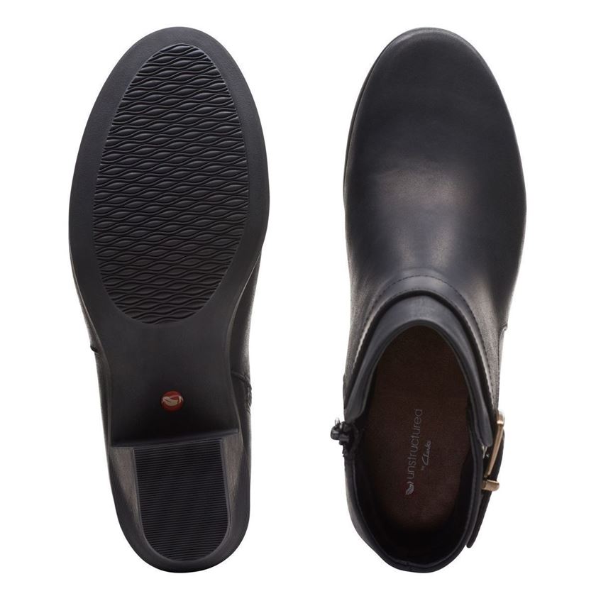 Clarks femme un lindel lo noir1219001_6 sur voshoes.com