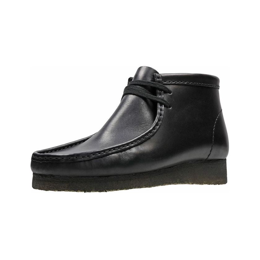 Clarks homme wallabee boot noir1219401_2 sur voshoes.com