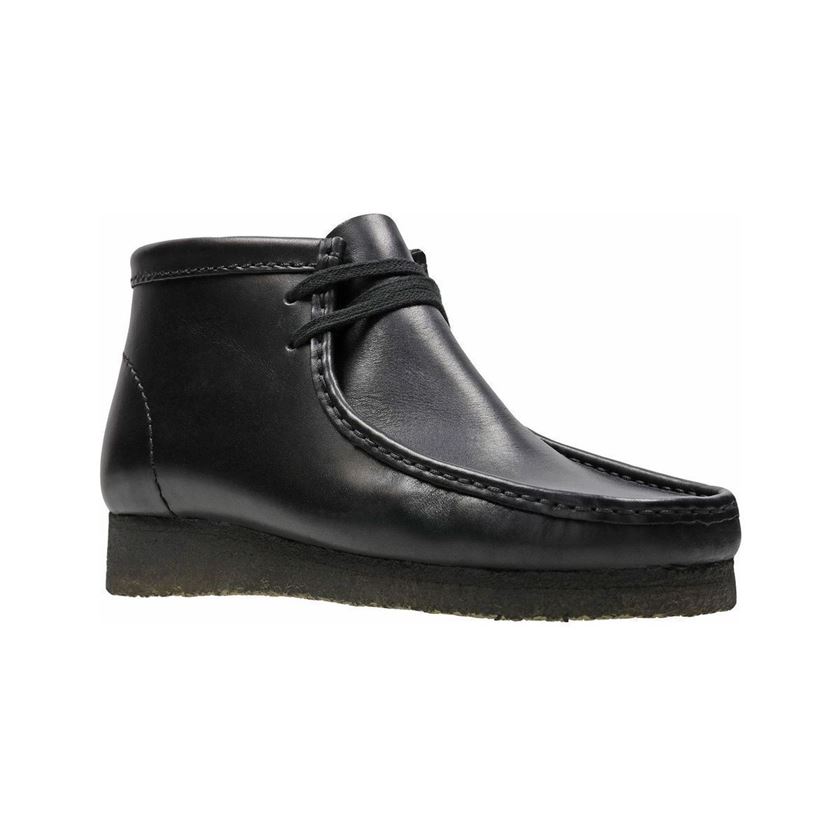 Clarks homme wallabee boot noir1219401_3 sur voshoes.com