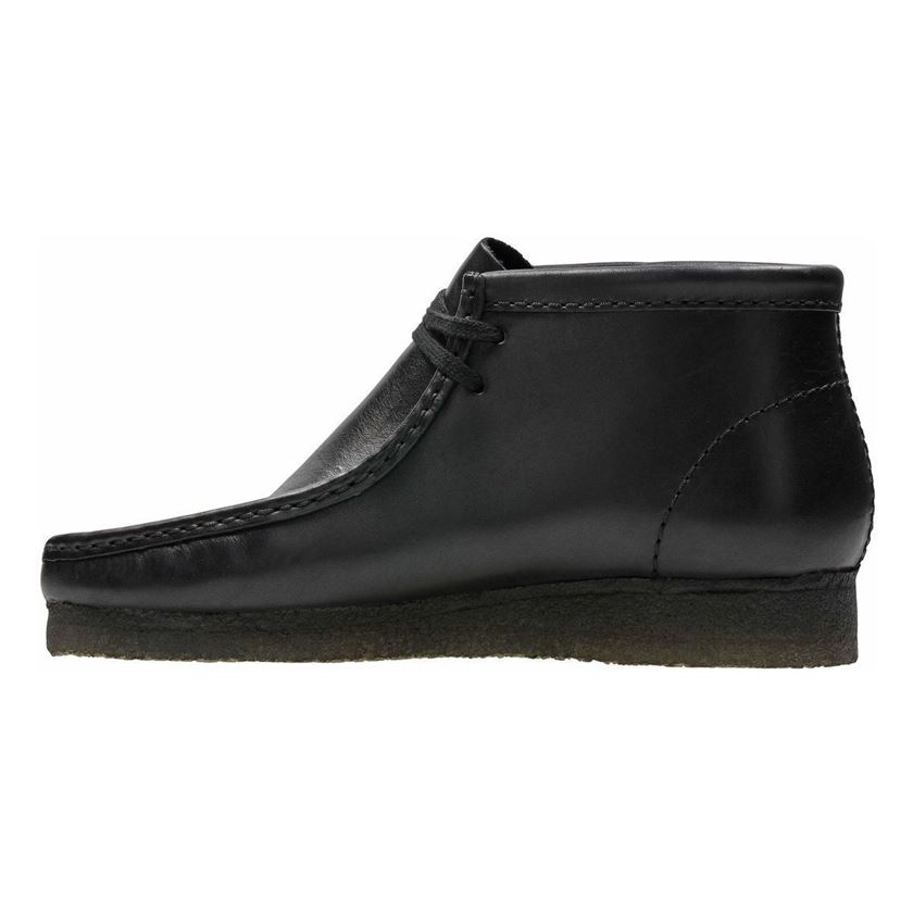 Clarks homme wallabee boot noir1219401_4 sur voshoes.com