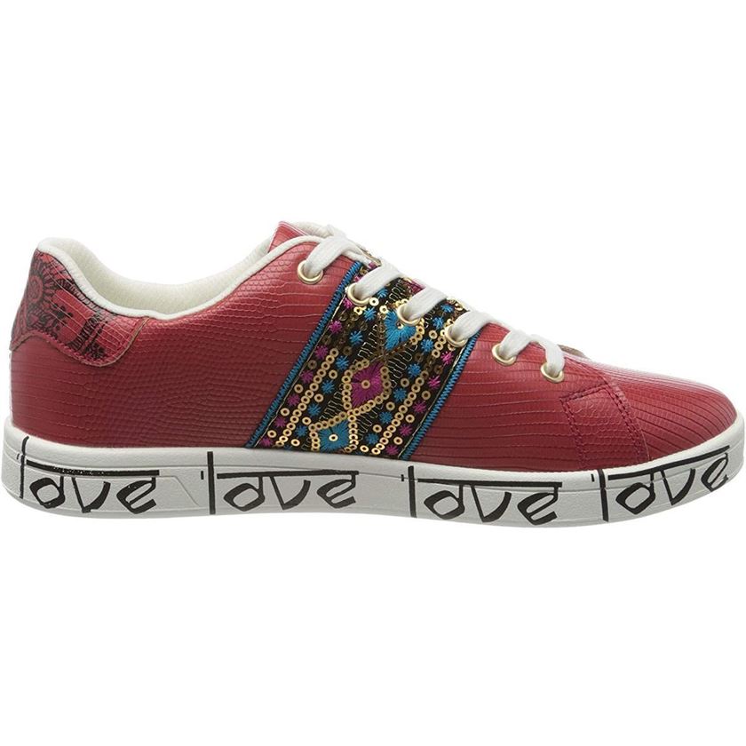 femme Desigual femme shoes cosmic exotic indian rouge