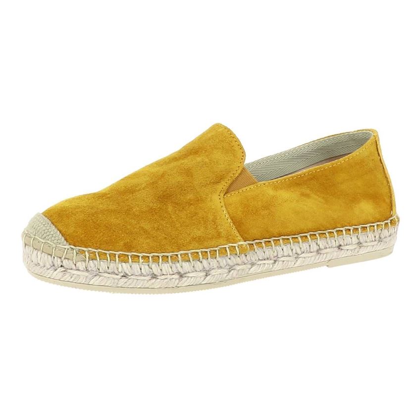 Maison de l espadrille femme espadrille 483 jaune1237402_2 sur voshoes.com