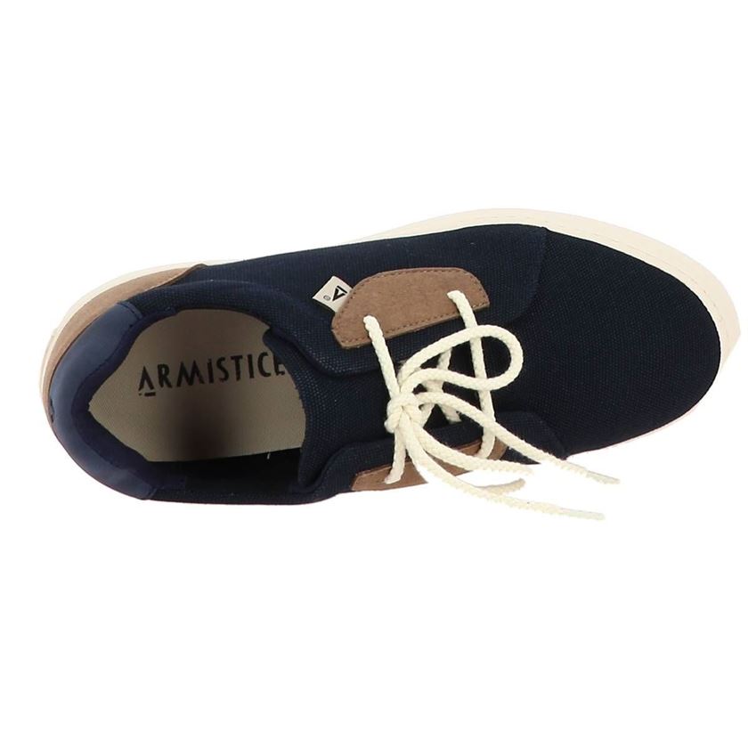 Armistice homme onyx basket canvas bleu1237801_6 sur voshoes.com