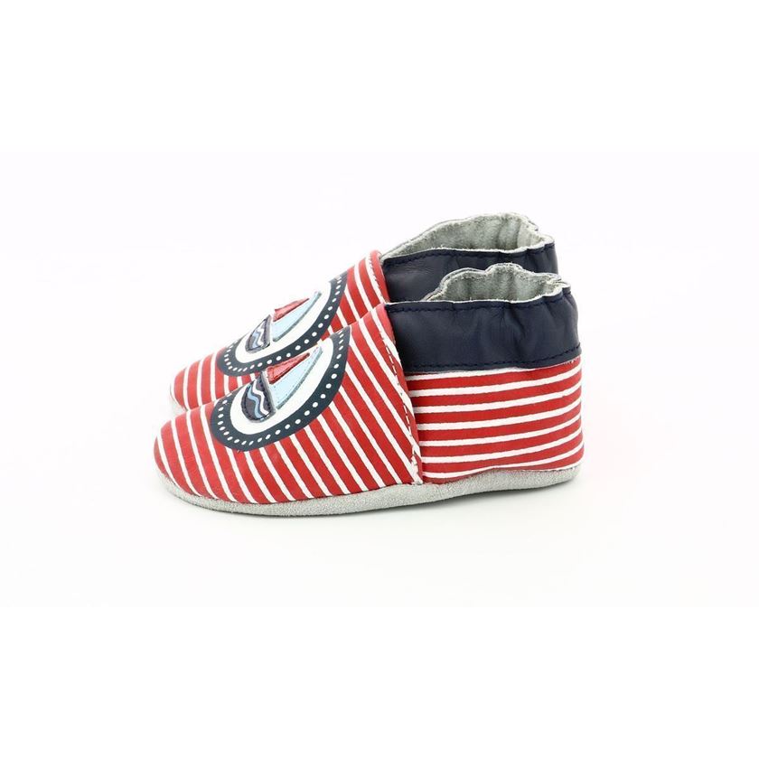 Robeez garcon my captain rouge1253201_3 sur voshoes.com