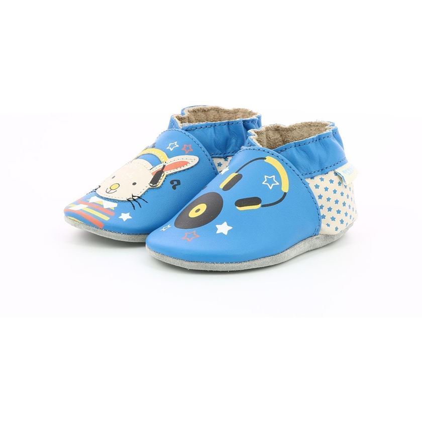 Robeez fille music sound turquoise1253701_2 sur voshoes.com