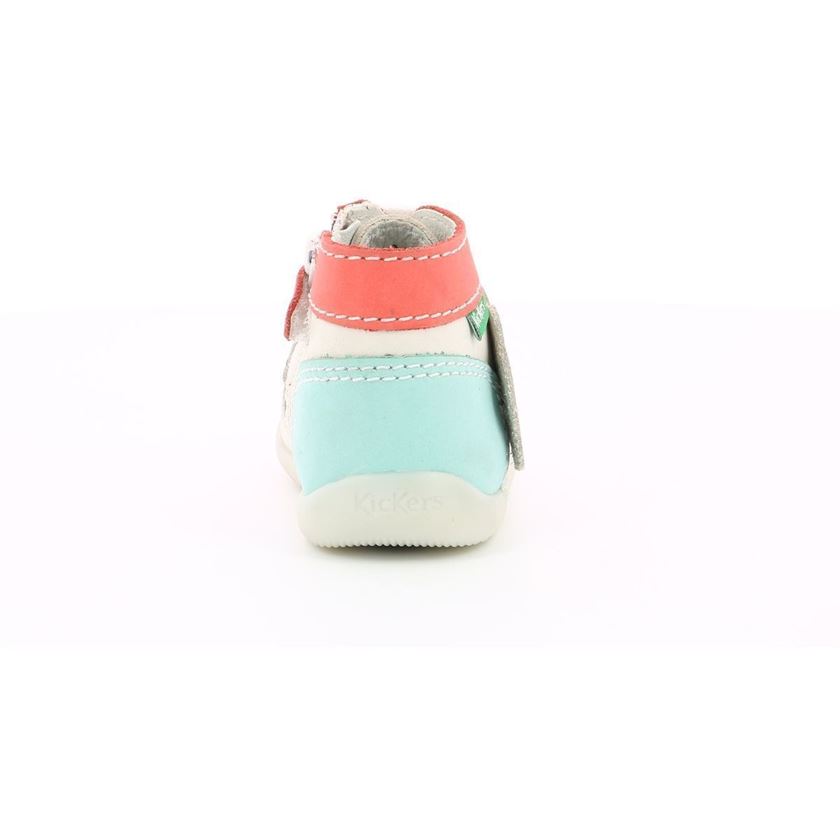 Kickers fille bonzip 2 blanc1254101_5 sur voshoes.com