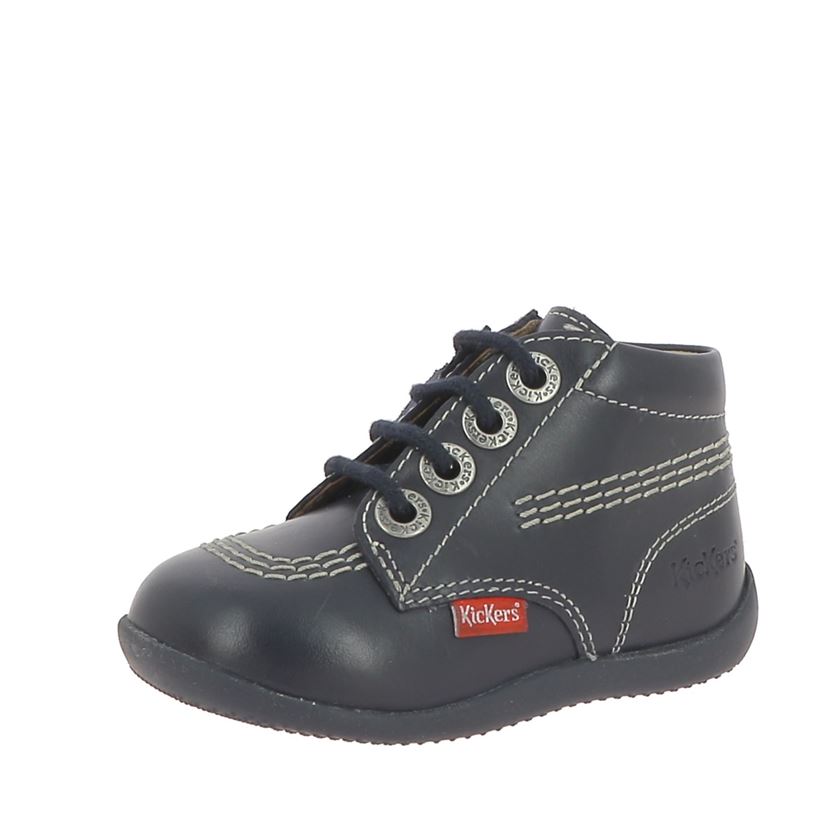 Kickers garcon billyzip 2 bleu1254201_2 sur voshoes.com