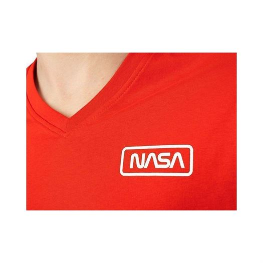 Nasa homme basic flag v neck rouge1257302_5 sur voshoes.com