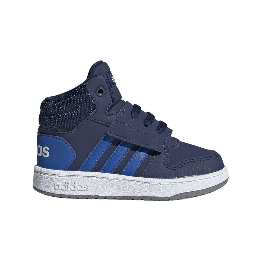 garcon Adidas garcon hoops mid 2.0 i bleu