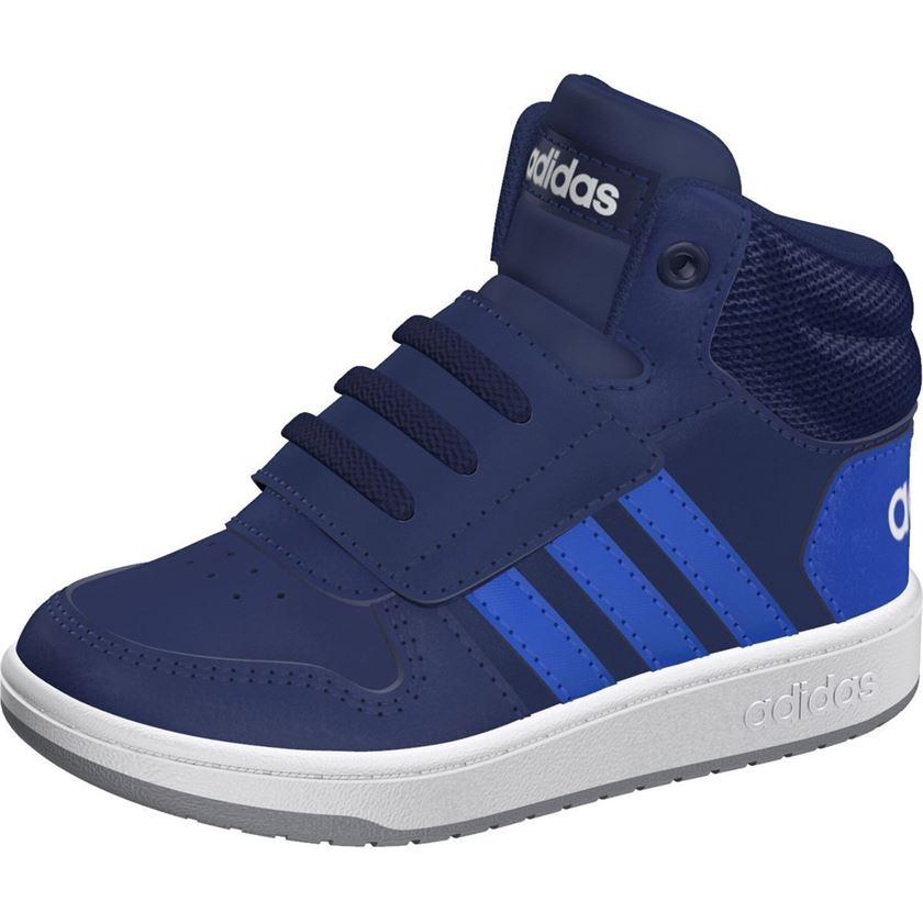 Adidas garcon HOOPS MID 2.0 I bleu1263801_2 sur voshoes.com