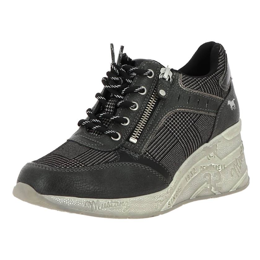 Baskets mode femme Mustang 1319 307 gris VoShoes