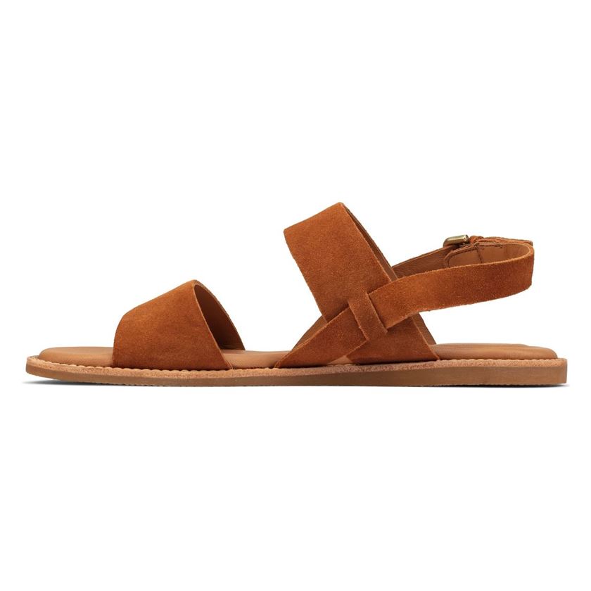 Clarks femme karsea strap marron1273501_3 sur voshoes.com