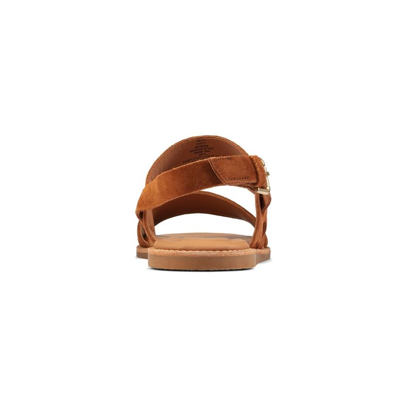 Clarks femme karsea strap marron1273501_5 sur voshoes.com