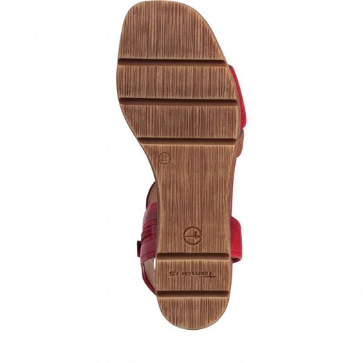 Tamaris femme 28218 rouge1275502_6 sur voshoes.com