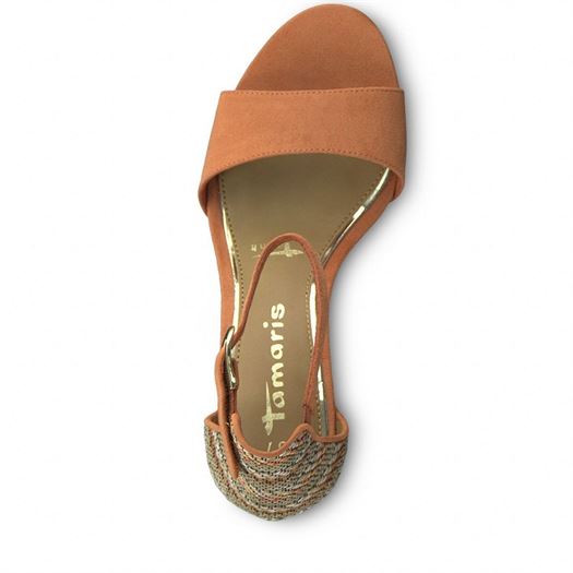 Tamaris femme sanadil orange1276302_5 sur voshoes.com